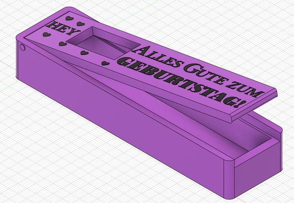 duplo hediye kutusu durum kılıf doğum günü by sol belge 3d yazıcı parçalar 3d print model - Mito3D