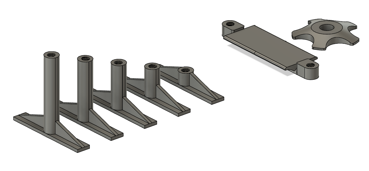 n scale ramp supports by imovillima hobby & diy gauge train 3D print model - Mito3D