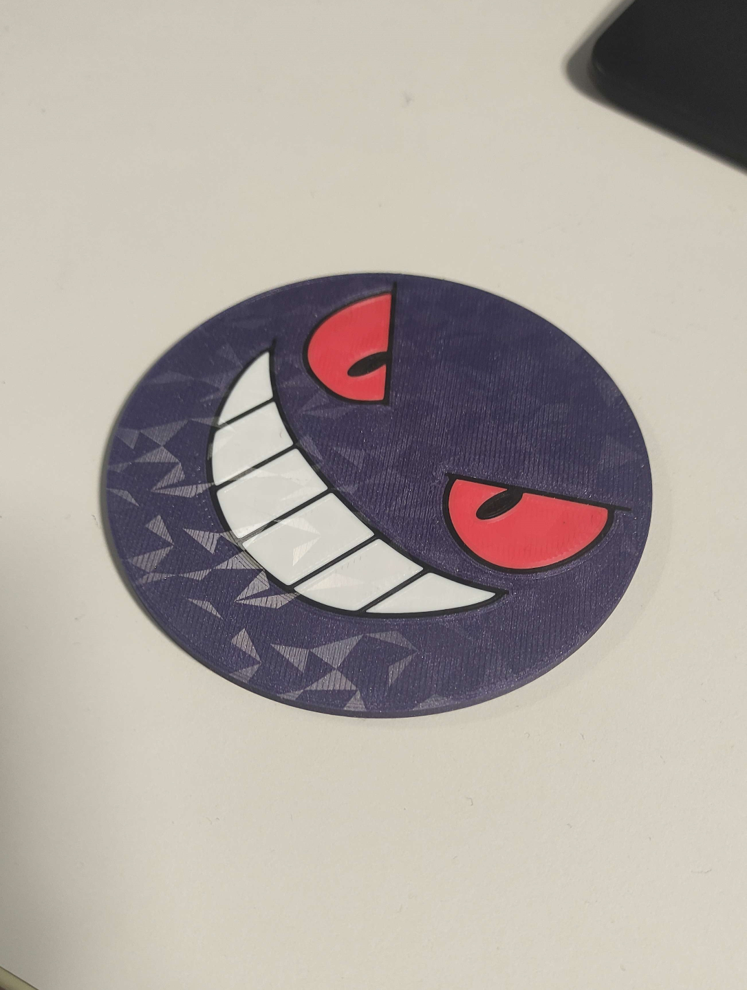 gengar coaster by arctic23 ménage maison modèles pokémon pokémons 3D print model - Mito3D