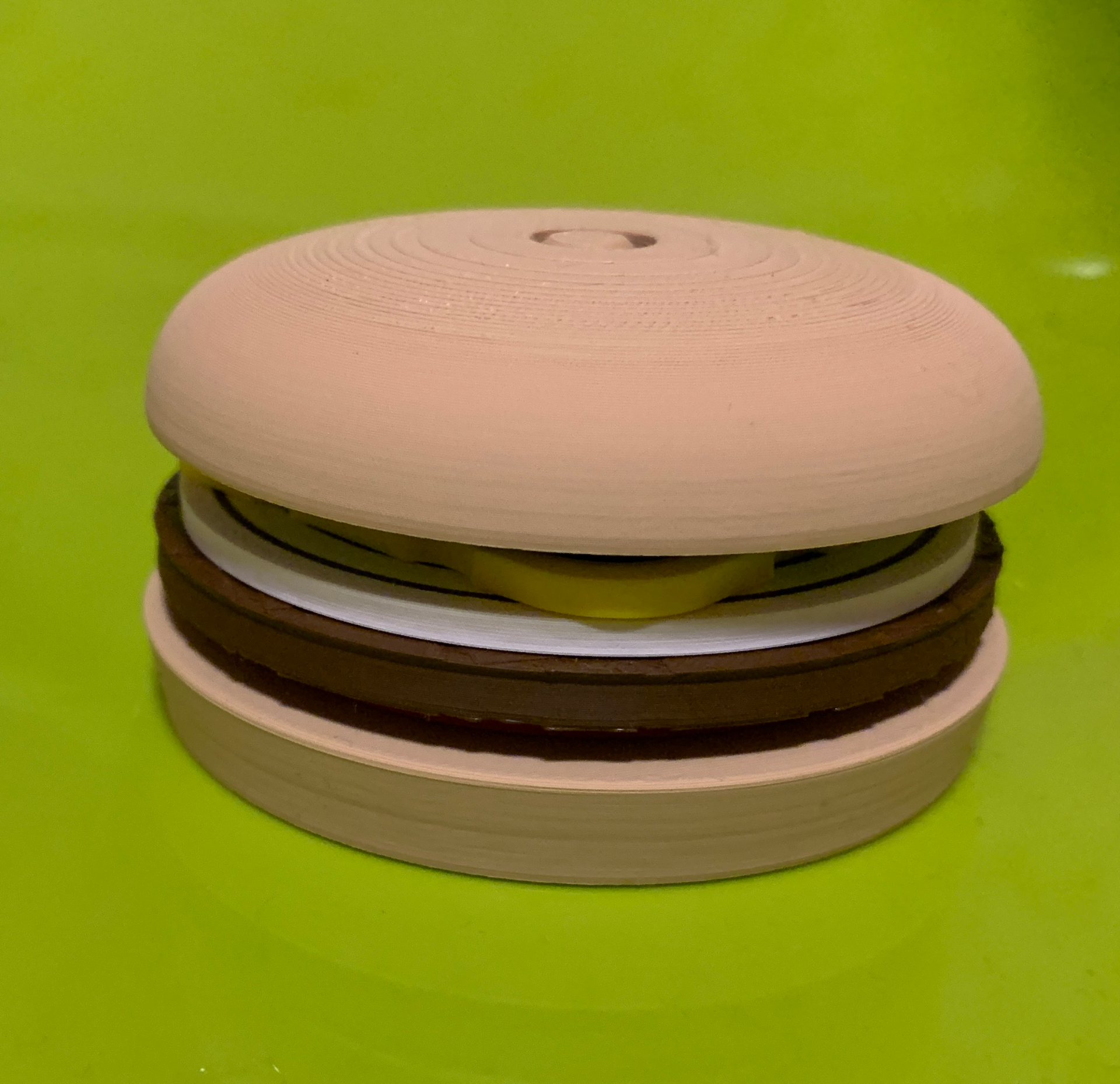 hamburger brinquedo by vida projeto brinquedos jogos montessori comida 3D print model - Mito3D