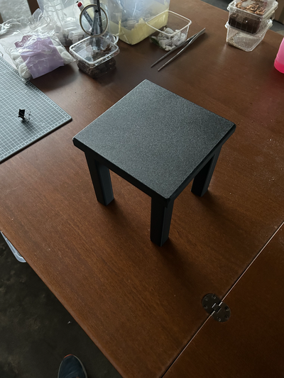 table tabouret by thebeppe1988 outils organisateurs 3d print model - Mito3D