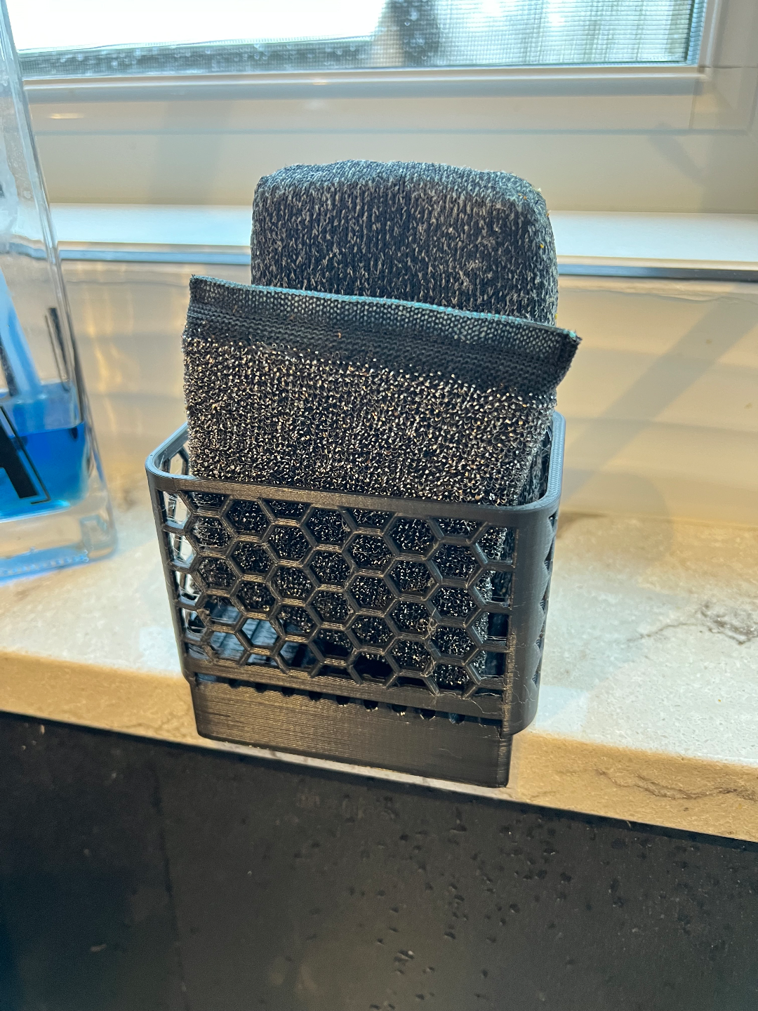 sink sponge basket by dcprint household house models kitchen accessories accessory holder 3D print model - Mito3D