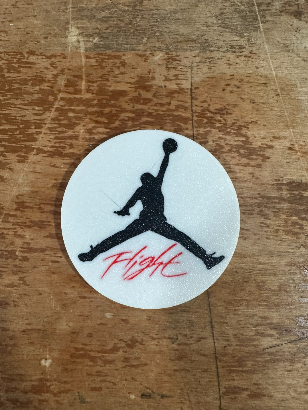 jumpman uçuş bardak altlığı by jweldridge04 3d yazıcı aksesuarlar michael ürdün nba chicago boğalar 3D print model - Mito3D