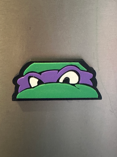 teenage mutant ninja turtle donatello magnet by mikehurst81 household decor turtles 3d print model - Mito3D