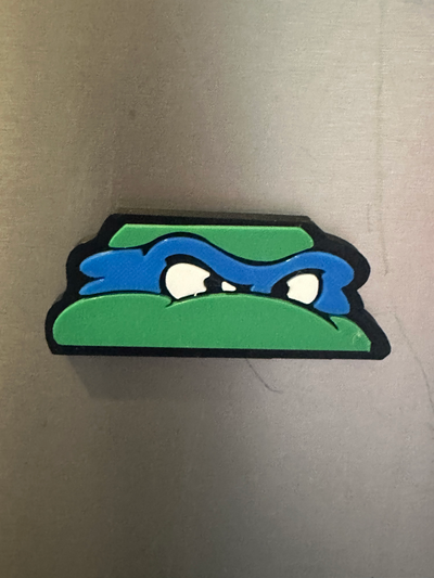 teenage mutant ninja turtle leonardo magnet by mikehurst81 household decor turtles 3d print model - Mito3D