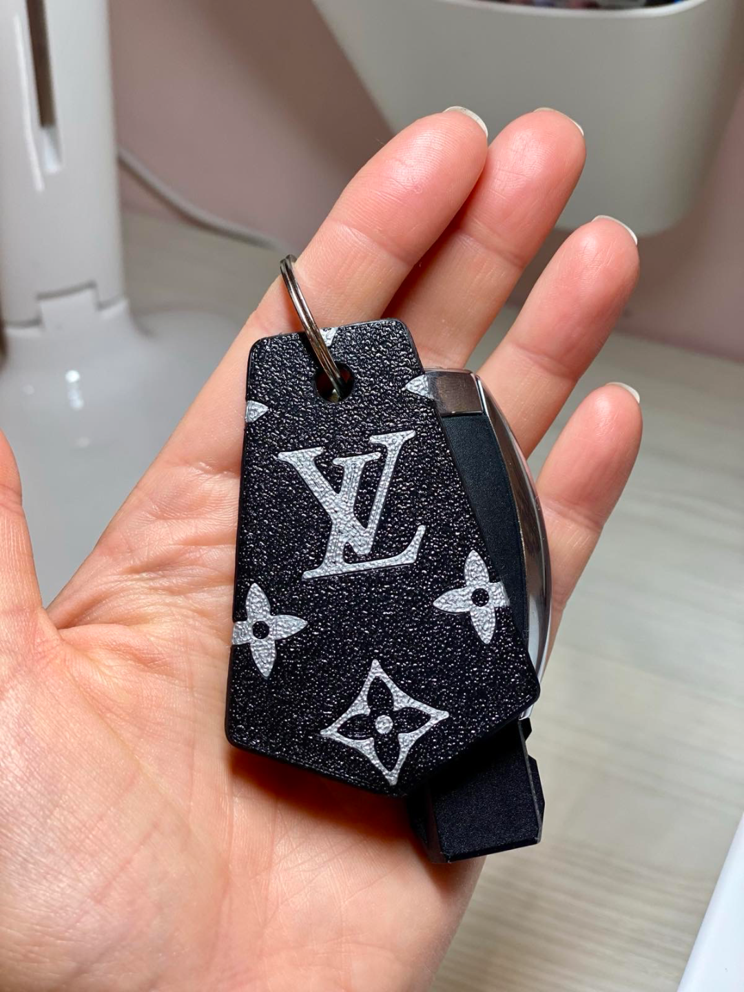 louisvuitton keychain by littlepedro78 fashion models key cahin accessory accessories design original cool luxury art 3D print model - Mito3D