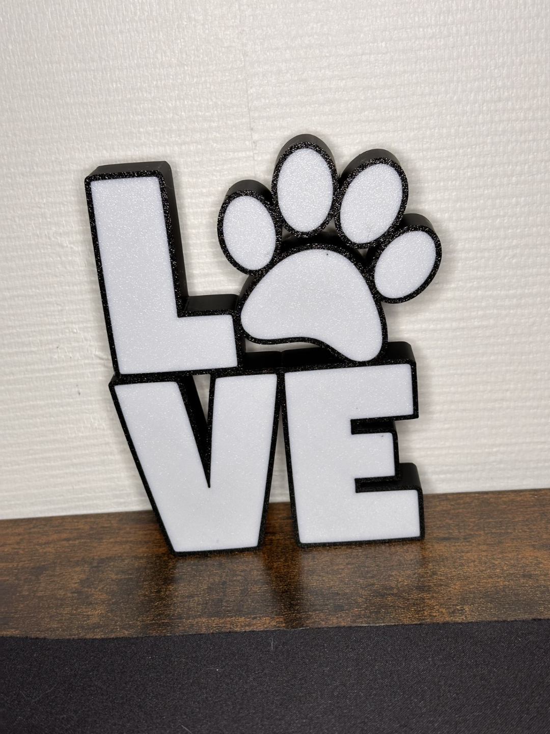 amore zampa animale by creamade3d domestico arredamento deco coppia animali cani gatto san valentino giorno arte 3D print model - Mito3D