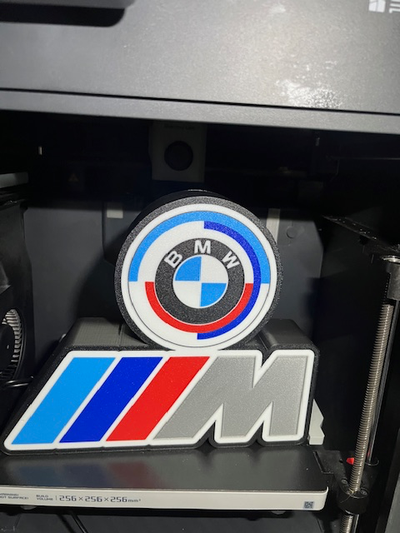 bmw 50 conduziu luz caixa by vitorms arte sinais logotipos m m3 m4 motocicleta 3d print model - Mito3D