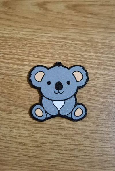 koala schlüsselbund by articat kunst zeichen logos tiere 3d print model - Mito3D