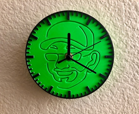 brian parameter ized reloj by briancmosis casa modelos personalizador thingiverse pared 3d print model - Mito3D