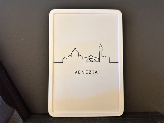 veneza horizonte by themiguelbi casa decoração cidade silhueta citta 39 amor cornija palácios pequena foto quadro montagem parede muro 3d print model - Mito3D