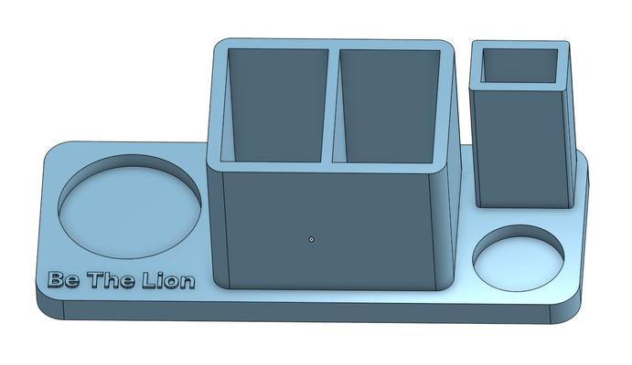 simple medicine cabinet organizer by 3d ben tools organizers razorblade shaving comb 3d print model - Mito3D