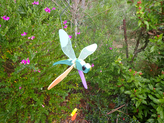 dragonfly whirlygig by mountain designs household garden insect outdoors 3d print model - Mito3D