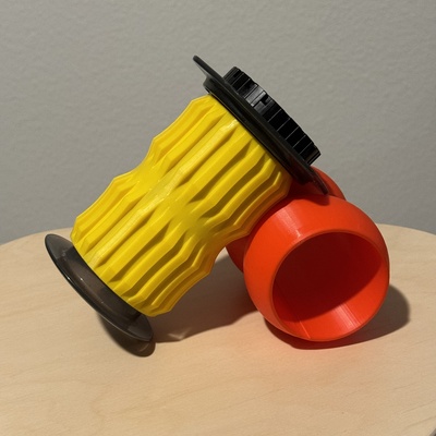 aerocoozie aeropres coozie içbükey by şemsüksek ev halkı modeller kahve aeropress gadget 39 ı şems 3d print model - Mito3D