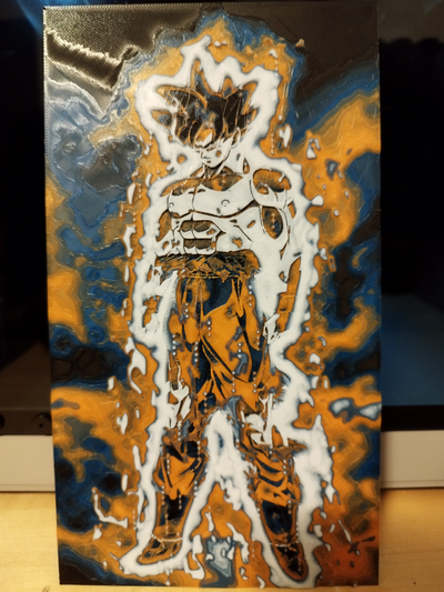 goku ultra şapka dövmesi by fricoure üretken 3d model taş ocağı ejder topu süper oğul 3d print model - Mito3D