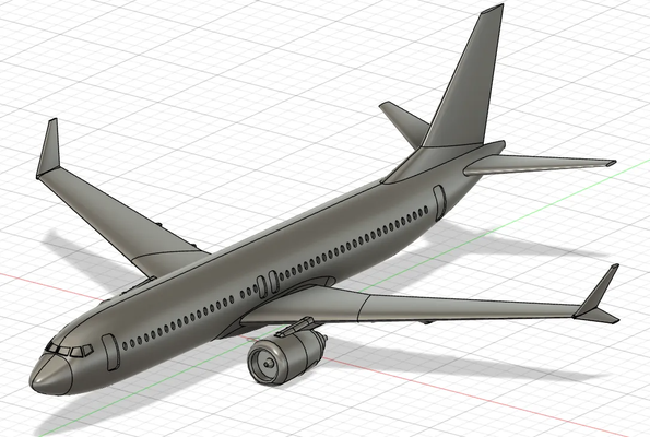 boeing 737 800 modell by simon simon miniaturen architektur flugzeug 3d print model - Mito3D