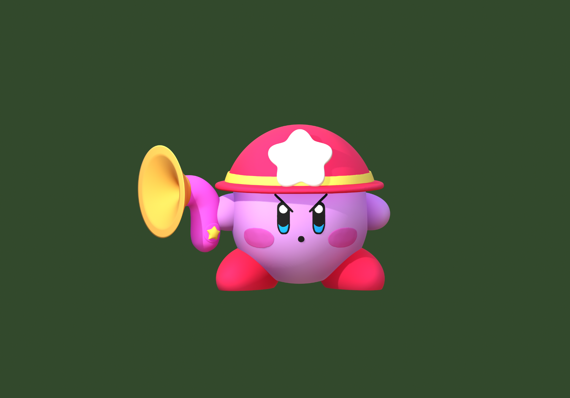 ranger kirby by ssssstanley giocattoli giochi personaggi 3D print model - Mito3D