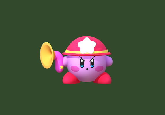 guardabosque kirby by stanley juguetes juegos caracteres 3d print model - Mito3D