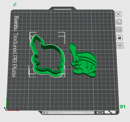 zelda kirby by blok yıldızı araçlar el kurabiye kalıbı nintendo video oyunu mutfak aksesuarlar 3d print model - Mito3D
