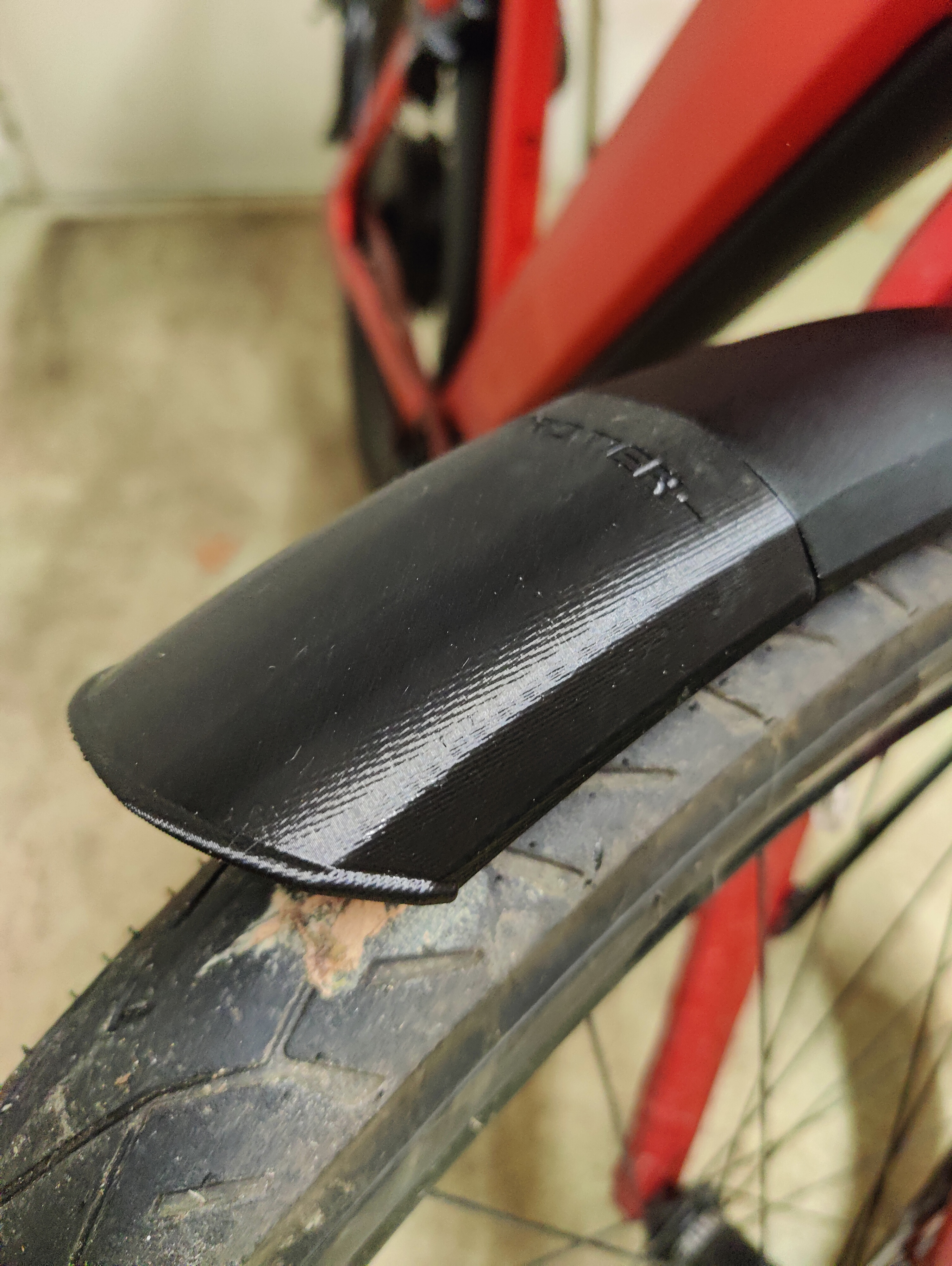 stromer mudguard extension v8 - st2 st3 st5 st7 by michaelq hobby & diy vehicles parametric fender ebike freecad parametricdesign 3D print model - Mito3D