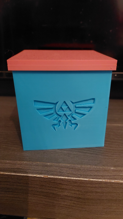 zelda logo box by finleymeinengel haushalt dekor 3d print model - Mito3D