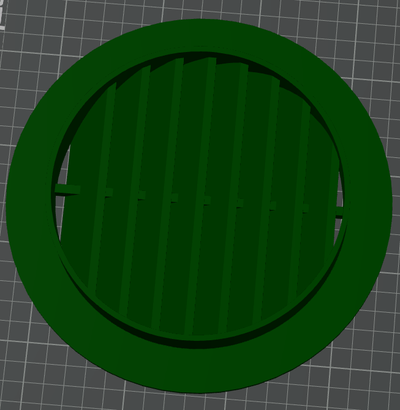 ventilación cuadrícula kg 160 by miko casa jardín sistema reja tubo fuerte petg respiradero cubierta carcasa funda 3d print model - Mito3D