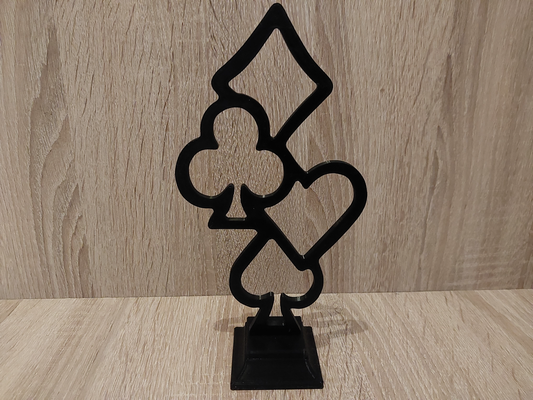 tasse karte spieler pokal kartenspieler by becks86 kunst skulpturen 3d print model - Mito3D