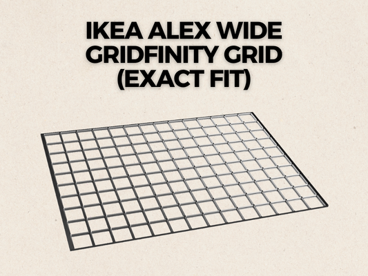 ikea alex amplio gridfinity cuadrícula exacto ajuste by felipe herramientas organizadores gridfiniti 3d print model - Mito3D