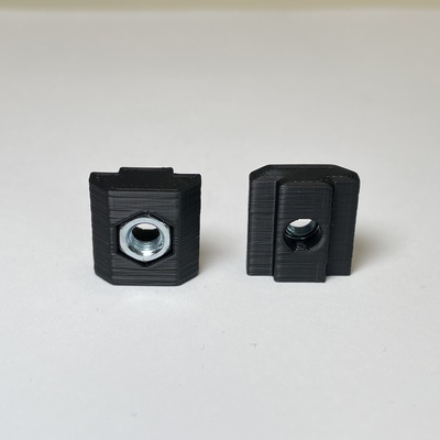 m5 t-nut 3030 profile by mirabatek 3d printer accessories tnut 3d print model - Mito3D