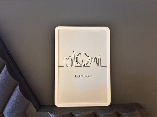 londres horizonte by themiguelbi casa decoração lhr inglaterra uk unidos reino cidade silhueta citta 39 cornija palácios pequena foto quadro montagem parede muro armação 3d print model - Mito3D