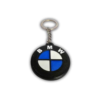 bmw llavero by colección cerezas pasatiempo bricolaje diy vehiculos logo cadena llave emblema 3d print model - Mito3D