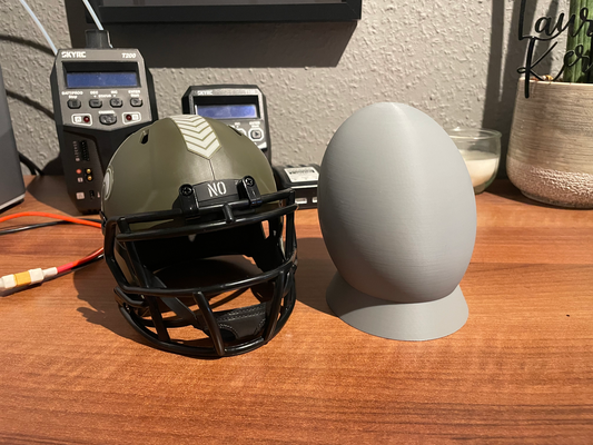 nfl mini casque buste by herpès der tterbote ménage décor titulaire soutien 3d print model - Mito3D