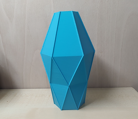 hexagone vase by gekon3d ménage décor vasemode vasemodeprint vasemodeprinting vasemodeoptimisé optimisé fleur fleurs pot 3d print model - Mito3D