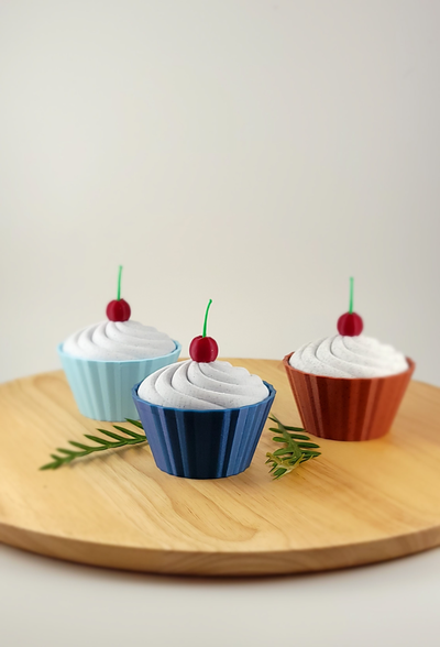 cupcake jerry neu gemischt by schön haushalt dekor lebensmittel multi farbe 3d print model - Mito3D