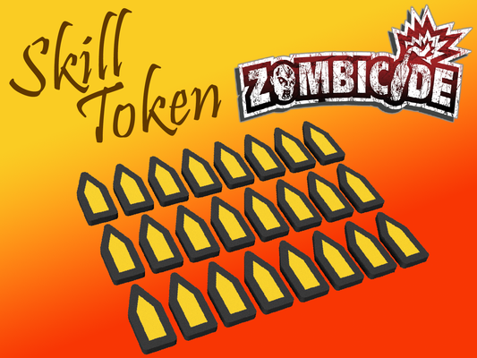 zombizide fertigkeit zeichen einstellen of 24 by officina23 spielzeuge spiele tafel token pfeil 3d print model - Mito3D