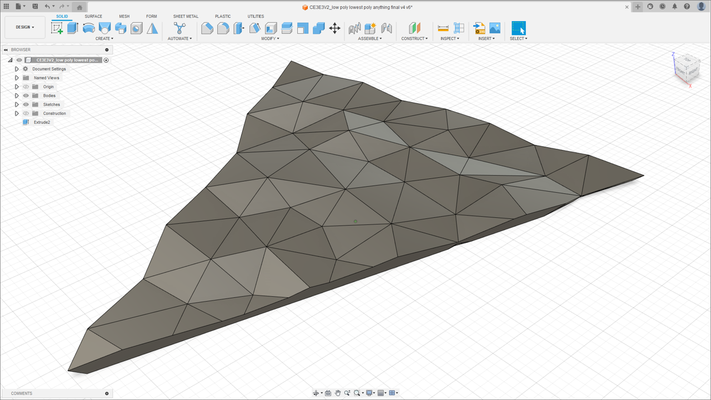 poli yüzey by fady moda modeller düşük doku 3d print model - Mito3D