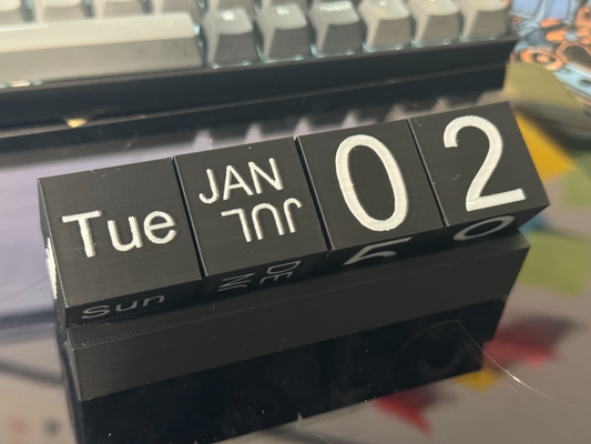 timeless calendar cubes by leon ca household office home 3d print model - Mito3D