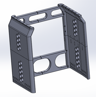 ams empilhamento suporte totalmente validado by utilizador 3257010834 3d impressora acessórios 3d print model - Mito3D