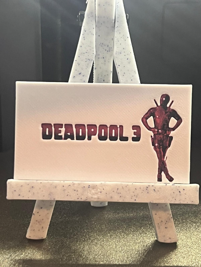 dead pool 3 forge chapeaux by fatalchaos25 art 2d logo décor merveille 3d print model - Mito3D