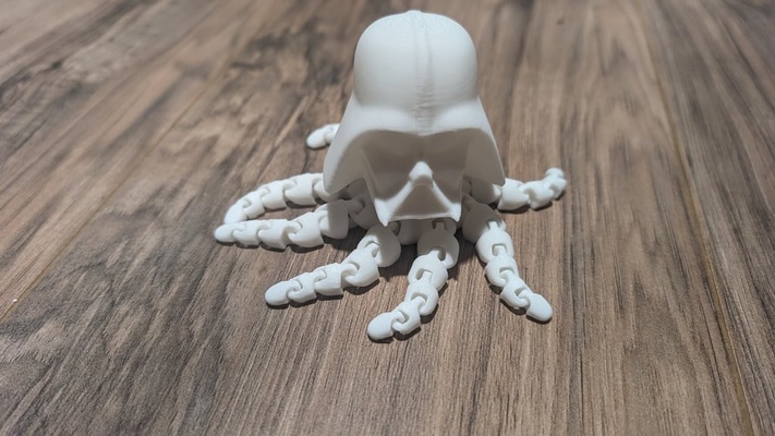 dark roctopus remixé by mmcchuck miniatures créatures darthvaderstarwars 3d print model - Mito3D