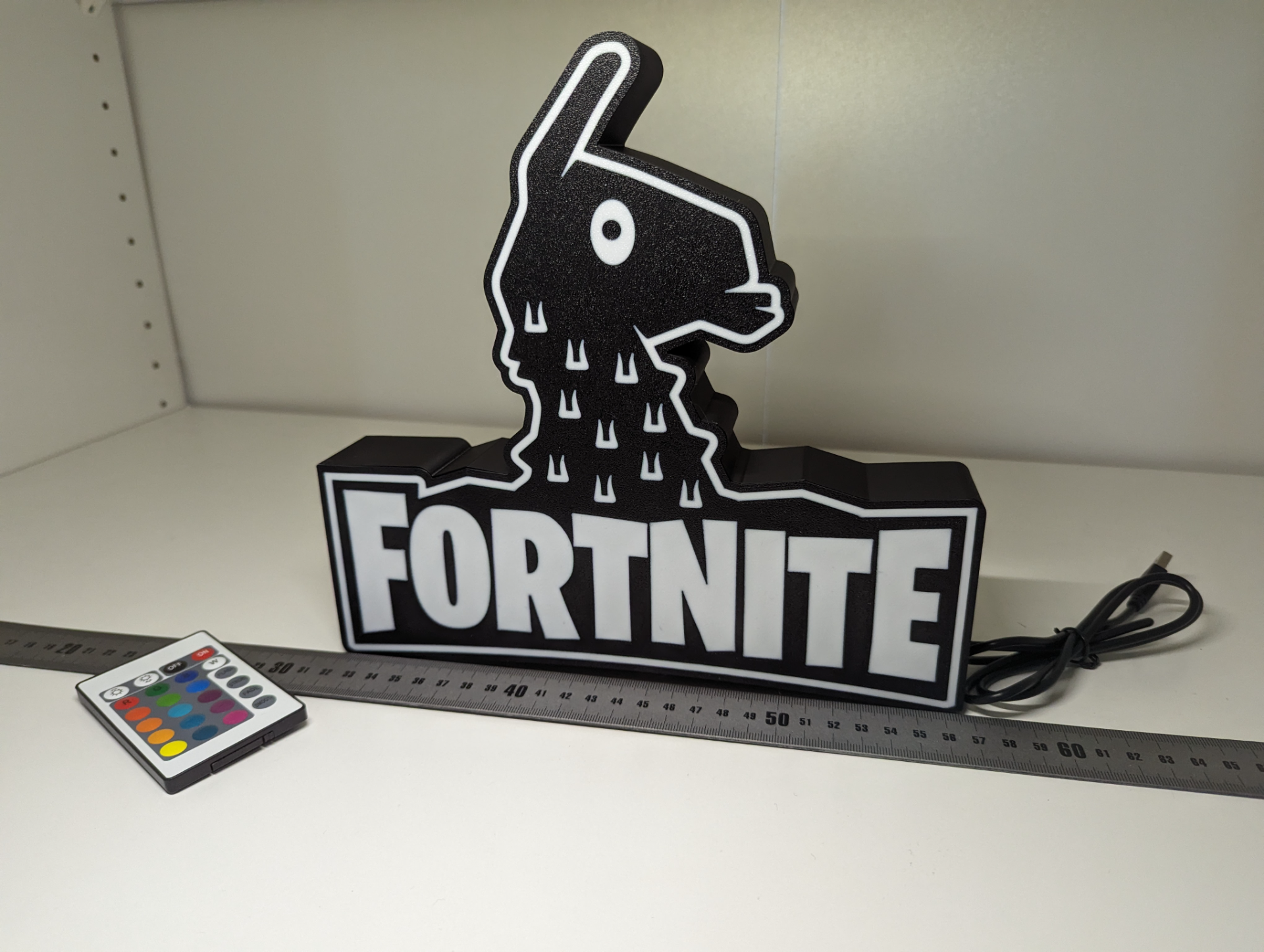 fortnite pinata lightbox by t3rryx art signs & logos logo 3D print model - Mito3D