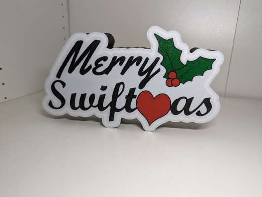 taylor veloce allegro swiftmas lightbox by t3rryx arte segni loghi sarto versione taylor swift sveltine 3d print model - Mito3D