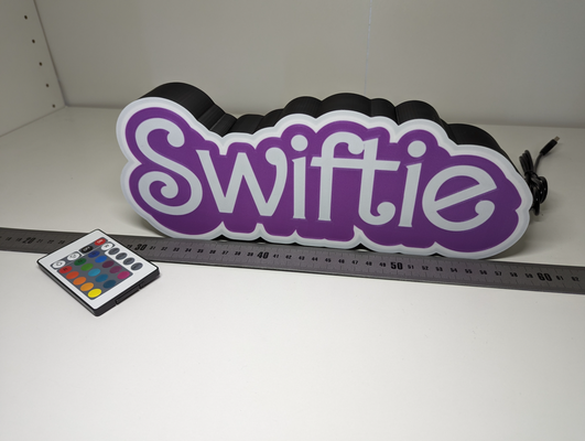 taylor swift swiftie lightbox barbie style by t3rryx art signs & logos swifties taylor's version taylorswift movie 3d print model - Mito3D