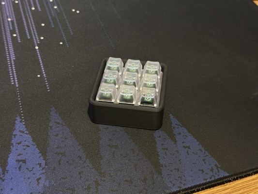 3x3 macropad cereja mx comuta usb c by dwightlx ferramentas aparelhos teclado cherry mx macro almofada personalizado 3d print model - Mito3D