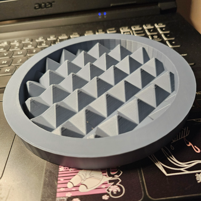 edc vassoio geometrico triangoli by utensili organizzatori scrivania ordinato attrezzo giorno trasportare 3d print model - Mito3D