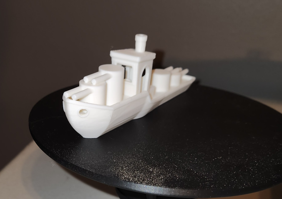 navio guerra banco remixado by ganância 3d impressora teste modelos barco benchmark 3d print model - Mito3D