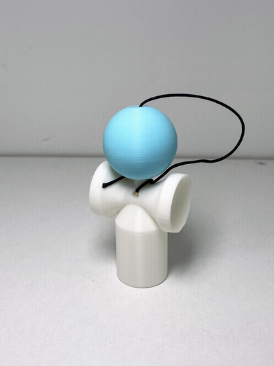 doigt kendama compétence jouet by cartyski jouets jeux balle balle tasse tama ken amusement mini 3d print model - Mito3D