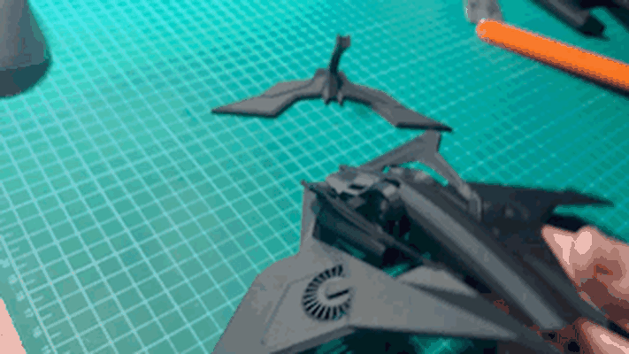 batwing mini by wcad00 passatempo fai veicoli batman pipistrello ala 3d print model - Mito3D