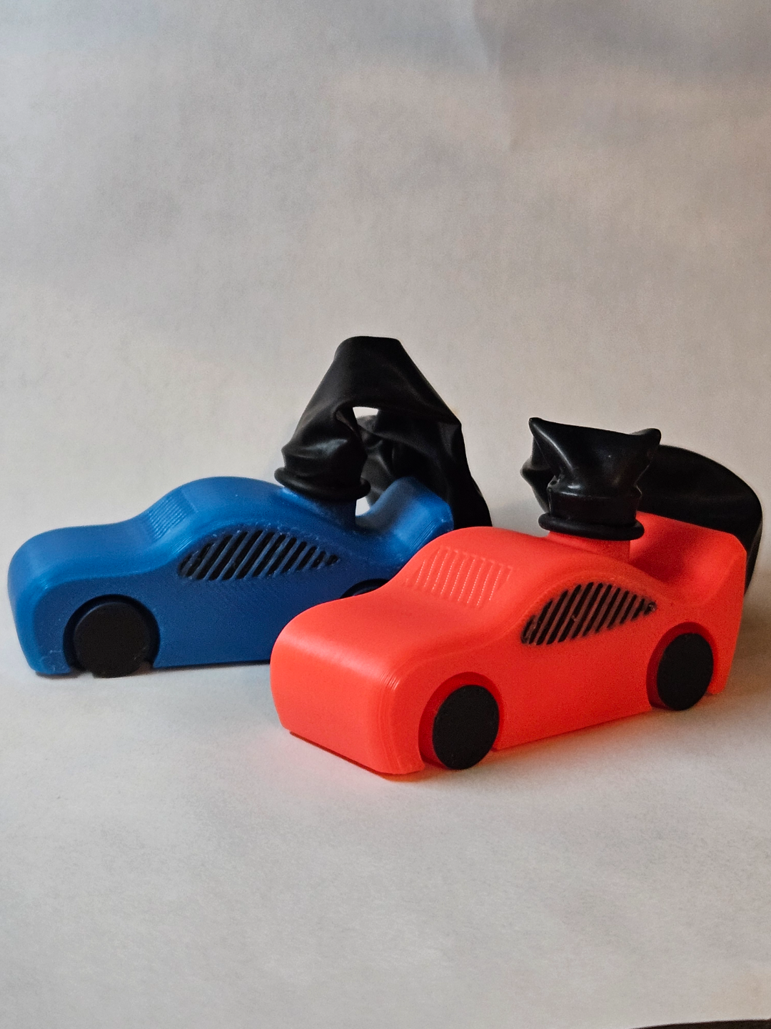 balloon powered toy car by planes01 hobby & diy vehicles kids vehicle 3D print model - Mito3D