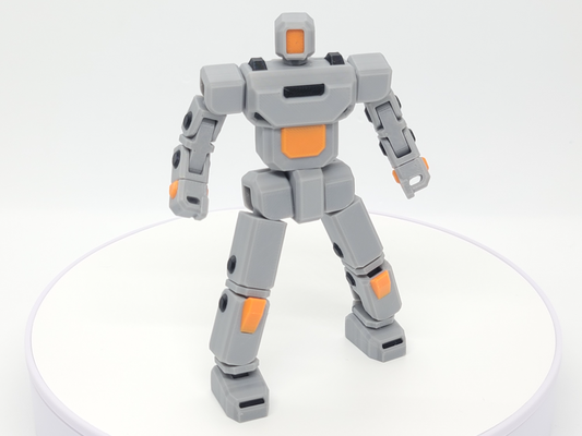 3dp rns çalışan v1 2 by oyuncaklar oyunlar karakterler 3dprns robot mecha proje insanlar mafsallı 3d print model - Mito3D